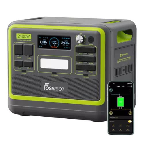 FOSSiBOT Powerstation F2400 – Tragbare Solargenerator für Camping und Haushalt