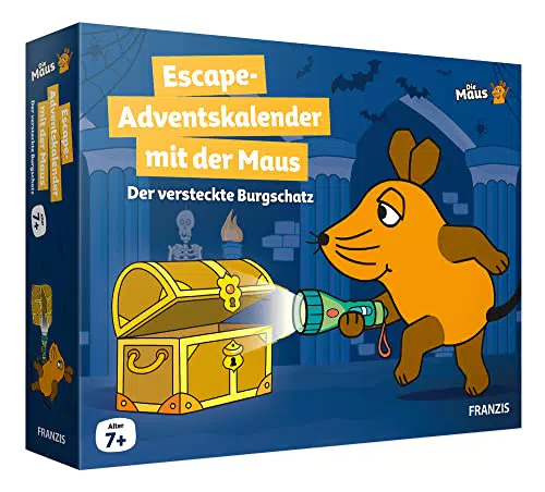 FRANZIS Escape Adventskalender mit der Maus – Rätselspaß für Kinder ab 7 Jahren