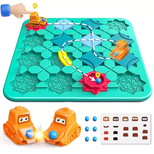FYGURSO STEM Brettspiele für Kinder - Logik Puzzle und Gehirnknobelaufgaben 4-8 Jahre