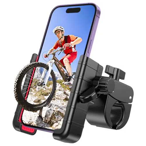 GEJIN 360° Handyhalterung für Fahrrad, Motorrad und Scooter – für 4,5-7 Zoll Smartphones