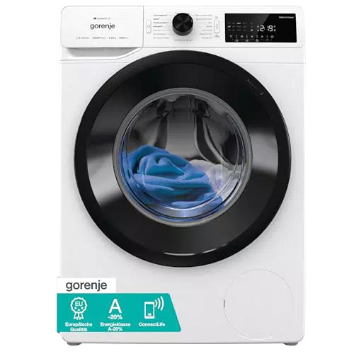Gorenje WPAM14A2T Waschmaschine mit Dampffunktion und AquaStop, 1400 U/min