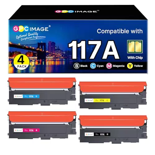 GPC IMAGE Toner Set kompatibel für HP 117A und HP Color Laser MFP Modelle