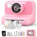 Hangrui Sofortbildkamera für Kinder, 1080P mit Druckpapier und 32G Karte