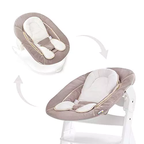 Hauck 2in1 Babywippe & Neugeborenenaufsatz für Alpha+ & Beta+ Hochstuhl
