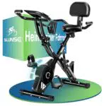 SLUNSE Hometrainer 2025 - Klappbares Ergometer für effektives Kardio-Training