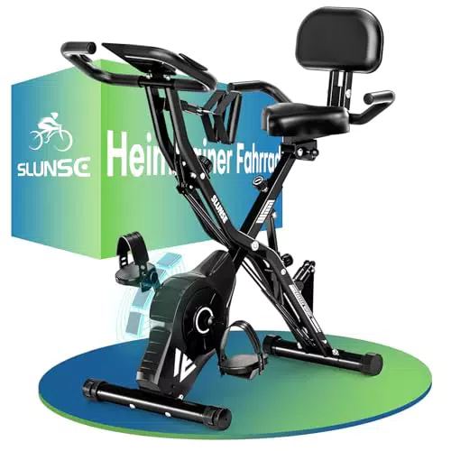 SLUNSE Hometrainer 2025 - Klappbares Ergometer für effektives Kardio-Training