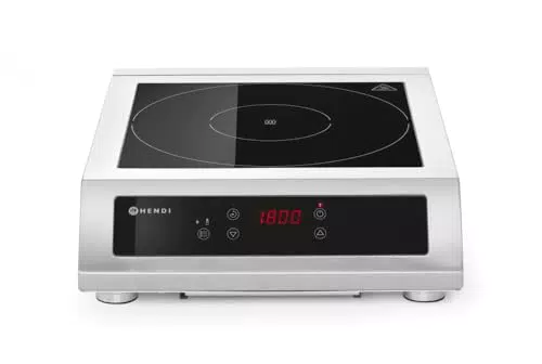 HENDI Induktionskocher Modell 3500 D XL – Induktionskochfeld 3500W 230V