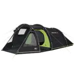 High Peak Atmos Tunnelzelt – Wasserdichtes Campingzelt mit 2 Eingängen und Ventilationssystem
