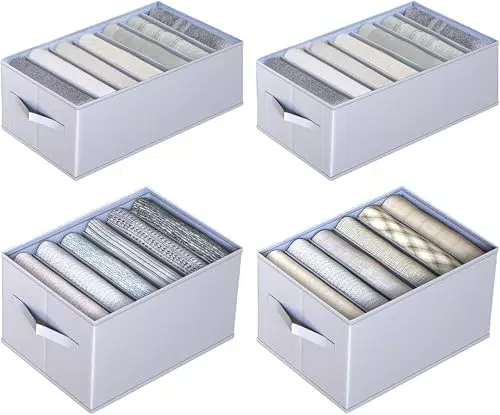 Hinrey Kleiderschrank Organizer - Hosen Organizer für Jeans und Hemden