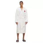 HUGO Herren Terry Gown - Kapuzen-Morgenmantel aus Baumwoll-Terry
