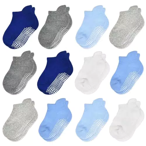 HYCLES Antirutsch Socken für Kinder – Rutschfeste Socken für 0-7 Jahre