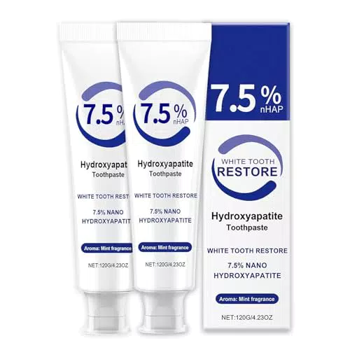 Hydroxylapatit Zahnpasta für Zahnschmelzschutz und Stärkung der Zähne, Minze