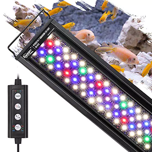 Hygger LED Aquariumbeleuchtung mit 24/7 Modus und einstellbarer Helligkeit