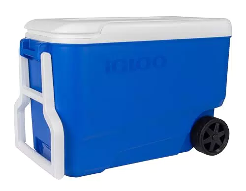 Igloo Passiv-Kühlbox Wheelie Cool, Thermobox mit Rollen für Camping und Freizeit