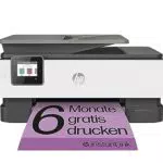 HP OfficeJet Pro 8022e Multifunktionsdrucker mit HP Instant Ink - WLAN, LAN, Duplex - Drucker, Scanner, Kopierer, Fax - HP+ ePrint, Airprint - Basalt
