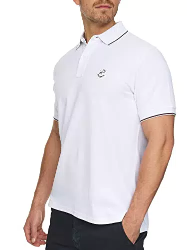 Indicode Herren Wallo Poloshirt aus Baumwolle mit Polokragen
