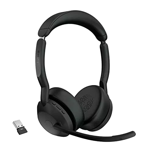Jabra Evolve2 55 - Schnurloses Headset mit Geräuschunterdrückung für UC-Plattformen