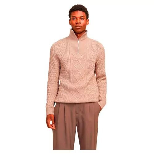 Jack & Jones Jprblunorth Strickpullover mit hohem Kragen