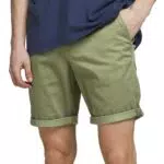 JACK & JONES Herren Jeans Short JJIBOWIE JJSHORTS SOLID Chino - Größe S.