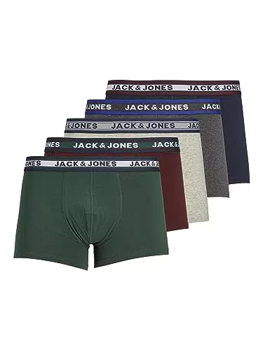JACK & JONES M nnlich Jacoliver Trunks 5 Pack Boxershorts