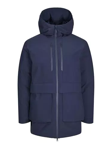 JACK&JONES Herren JCOCHARLIE Jacket BF Parka, Navy Blazer