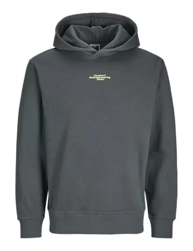 JACK&JONES JCOALPHA Sweatshirt mit Bergmotiv und Kapuze
