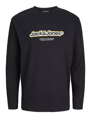 JACK & JONES JORVESTERBRO Newton Branding T-Shirt Langarm Herren