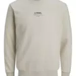 JJ REBEL Jreblino Herren Sweatshirt – Bequemer Crew Neck für den Alltag