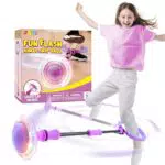 JOYIN Swing Wheel mit Lichtrad - Sportlicher Springring für Kinder ab 6 Jahren
