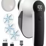 Kaskawise Elektrischer Fusselrasierer mit LED-Anzeige und USB Wiederaufladbar