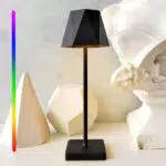 KERNOWO Kabellose Tischlampe mit Touch-Dimming und IP55 Wasserschutz