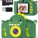 Gofunly Kinderkamera 1080P mit 2,0 Zoll Bildschirm und 32GB Speicherkarte