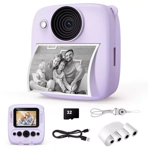 Kidizoom Sofortbildkamera für Kinder, 48MP Digitalkamera, Geschenke für 3-12 Jahre