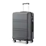 KONO Handgepäck Koffer Trolleys 55cm Leicht Hartschalenkoffer mit 4 Rollen und TSA Schloss