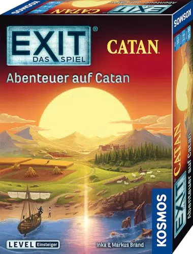 Kosmos EXIT - Abenteuer auf Catan, Escape Room Spiel für 1-4 Spieler ab 10 Jahren