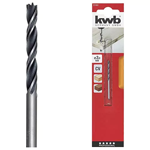 kwb Holzspiralbohrer Ø 4 mm - Industriequalität für präzise Bohrungen