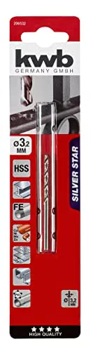 kwb HSS Metallbohrer Ø 6 mm extra lang, rechtsschneidend, Zubehör Bohrmaschine