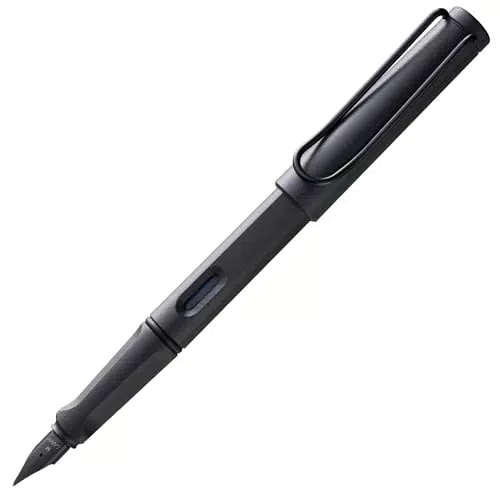 Lamy Safari Füller mit ergonomischem Griff und schwarzer Stahlfeder EF