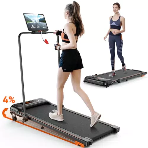 Laufband für Zuhause mit Neigung, 2.5HP klappbar, LCD-Anzeige und App-Steuerung