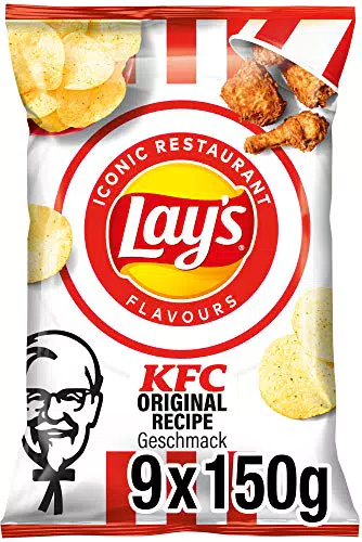 Lay's KFC Kentucky Fried Chicken - Knusprige gewürzte Kartoffelchips für Partys