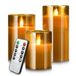 LED Flackernde Flamme Kerzen mit Fernbedienung und Timer für die Wohnung Deko