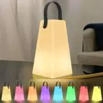 LED Outdoor Lampe mit Fernbedienung – Tragbare Gartenlampe wasserdicht