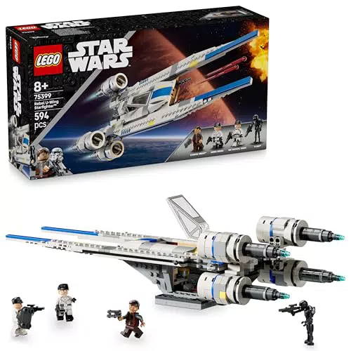 LEGO Star Wars 75399 Rebel U-Wing Starfighter mit Minifiguren für Jungen ab 8 Jahren