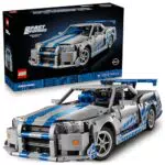 LEGO Technic Nissan Skyline GT-R R34 Bauset mit Driftfunktion und 6-Zylinder-Motor