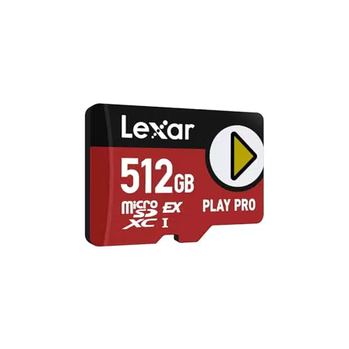 Lexar Play PRO MicroSDXC 512GB - Hochgeschwindigkeits-Speicherkarte für Gaming