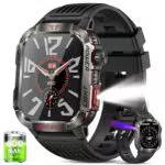 Lgnitek Smartwatch Herren mit HD Display, 600 mAh Akku, Herzfrequenzmonitor und mehr