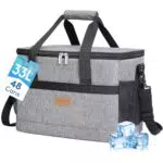 Lifewit Kühltasche für Picknick und Mittagessen, Isoliertasche in Grau