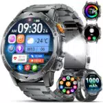 LIGE Militär Smartwatch Herren mit 1,75“ HD, 1000 mAh und 110+ Sportmodi