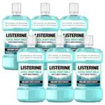 LISTERINE Cool Mint Mild, antibakterielle Mundspülung mit ätherischen Ölen & ohne Alkohol