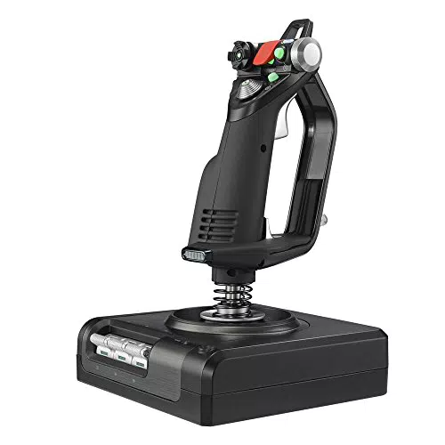 Logitech X52 Pro Flight Control System für Weltraum-Simulationen mit LCD-Display